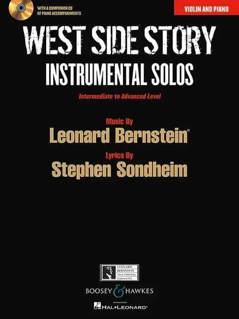 Cover: 9781458402363 | West Side Story Instrumental Solos Violin and Piano Book with...