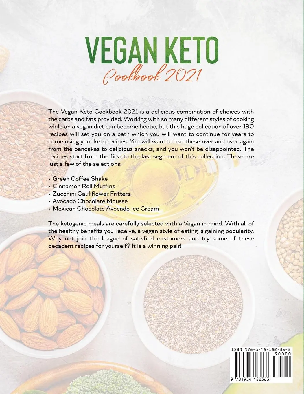 Rückseite: 9781954182363 | Vegan Keto Cookbook 2021 | Tyler Macdonald | Taschenbuch | Englisch