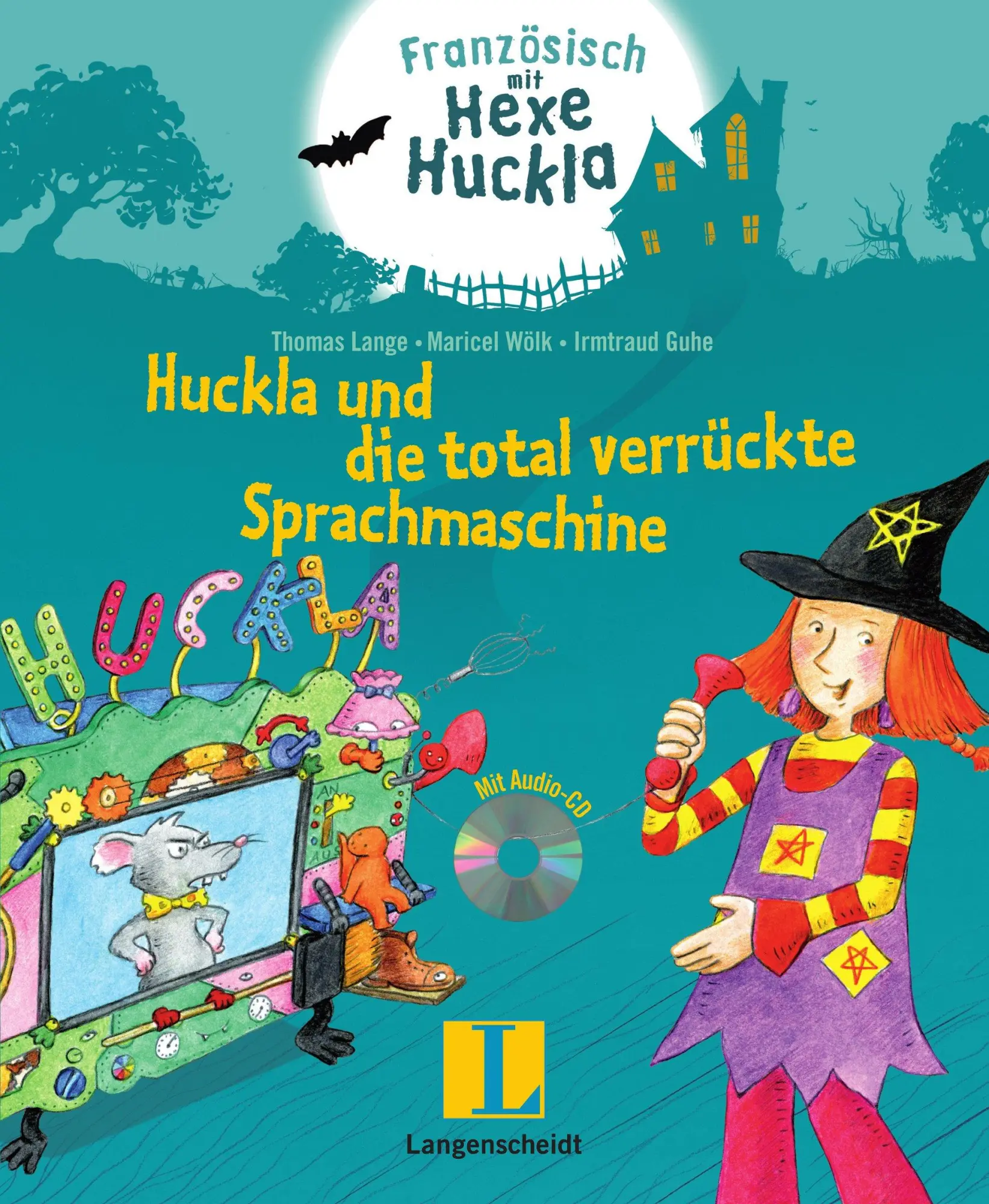 Cover: 9783125632363 | Huckla und die total verrückte Sprachmaschine - Buch mit Musical-CD