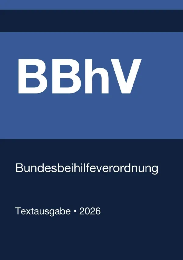 Cover: 9783565292363 | BBhV - Bundesbeihilfeverordnung (Deutschland) 2026 | Deutschland