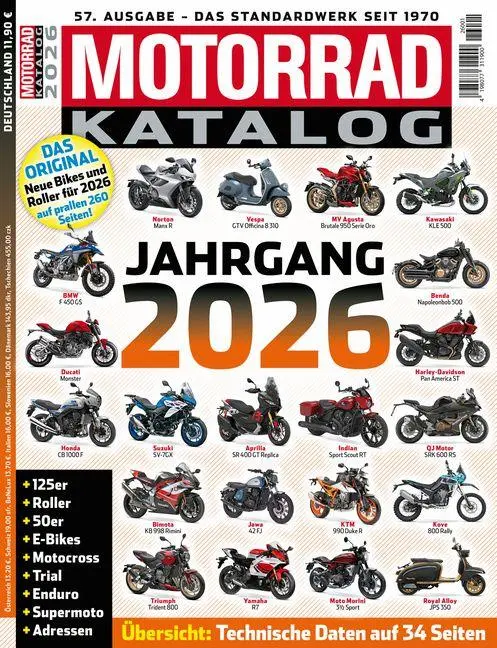 Cover: 9783613322363 | MOTORRAD Katalog 2026 | Taschenbuch | 250 S. | Deutsch | 2025