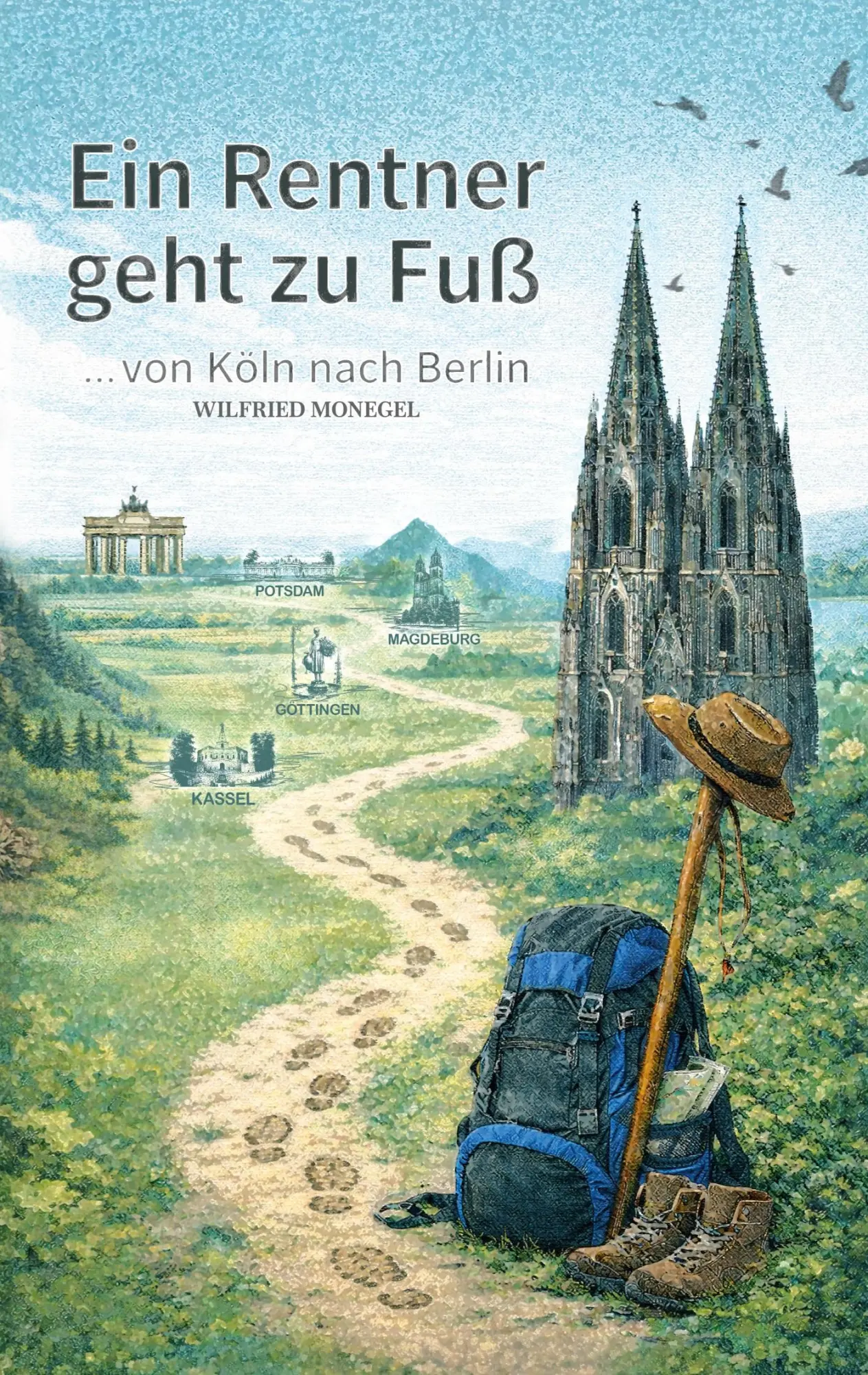 Cover: 9783695742363 | Ein Rentner geht zu Fuß | von Köln nach Berlin | Wilfried Monegel