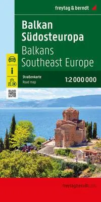 Cover: 9783707922363 | Balkan - Südosteuropa, Straßenkarte 1:2.000.000, freytag &amp; berndt