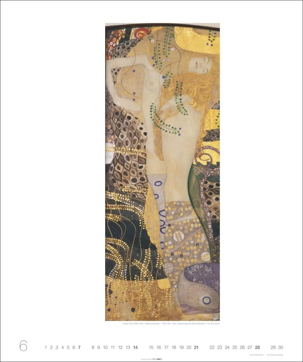 Bild: 9783839902363 | Gustav Klimt Edition Kalender 2026 | Gustav Klimt | Kalender | 14 S.