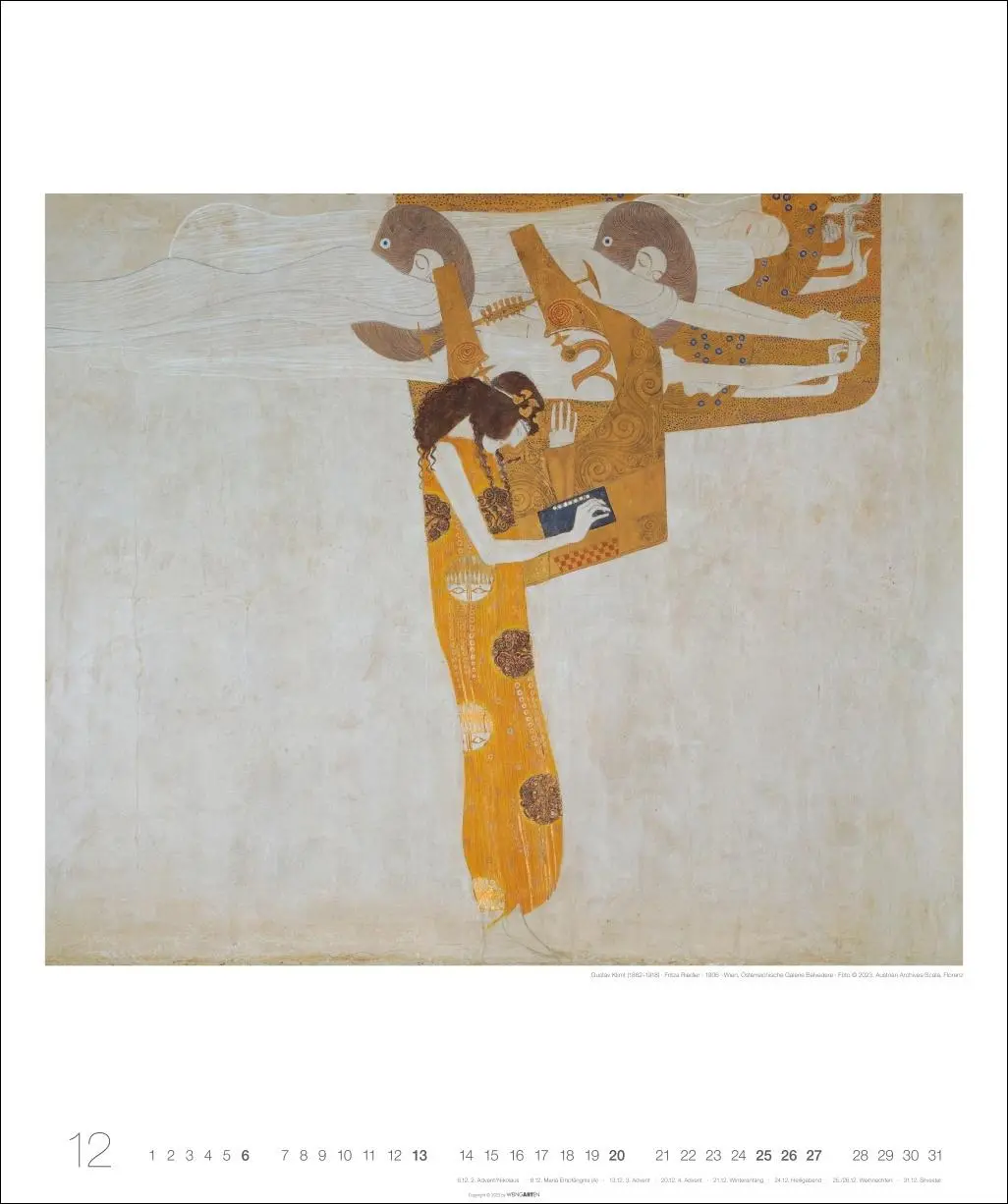 Bild: 9783839902363 | Gustav Klimt Edition Kalender 2026 | Gustav Klimt | Kalender | 14 S.