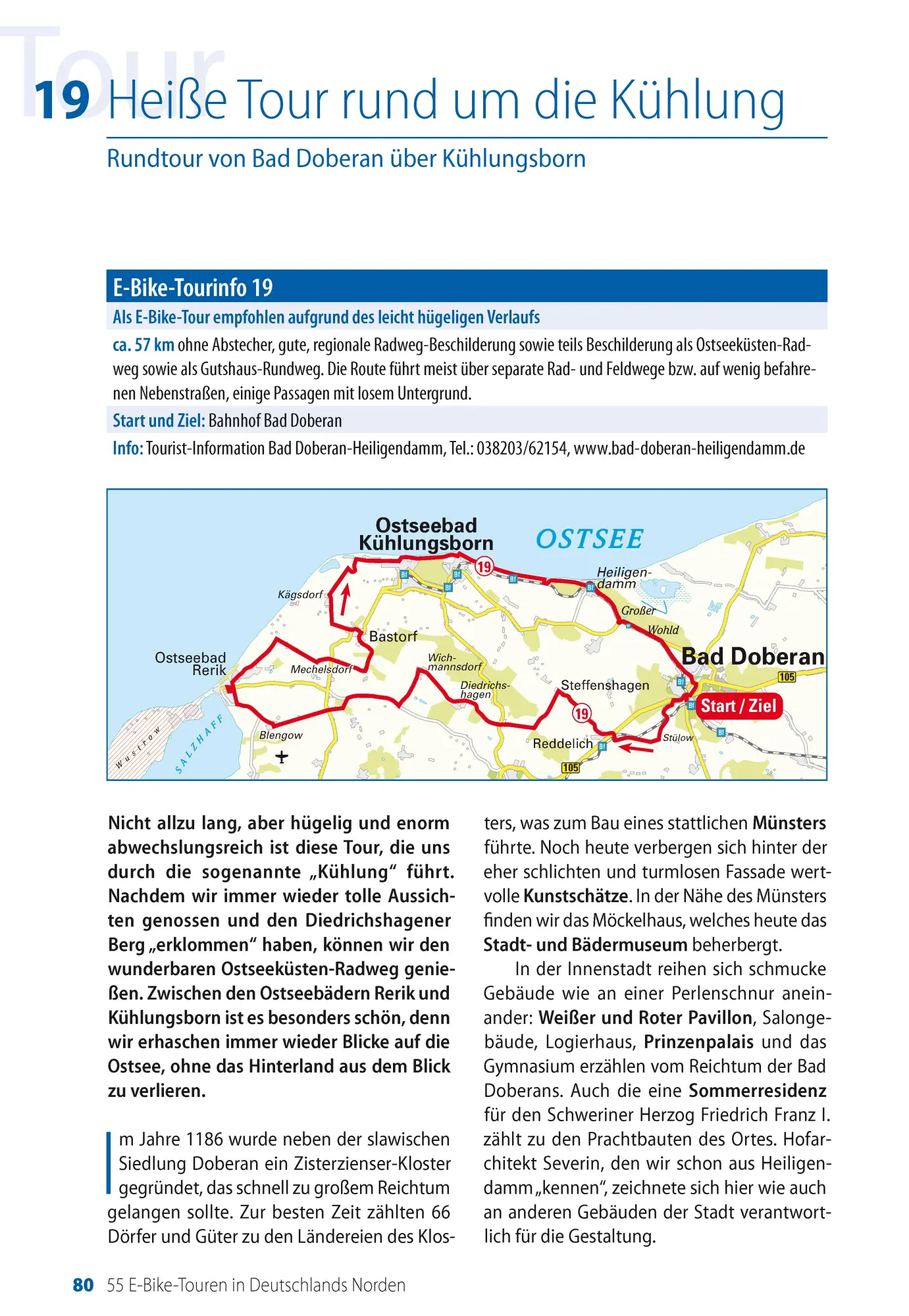 Bild: 9783969902363 | Die 55 schönsten E-Bike-Touren in Deutschlands Norden mit...
