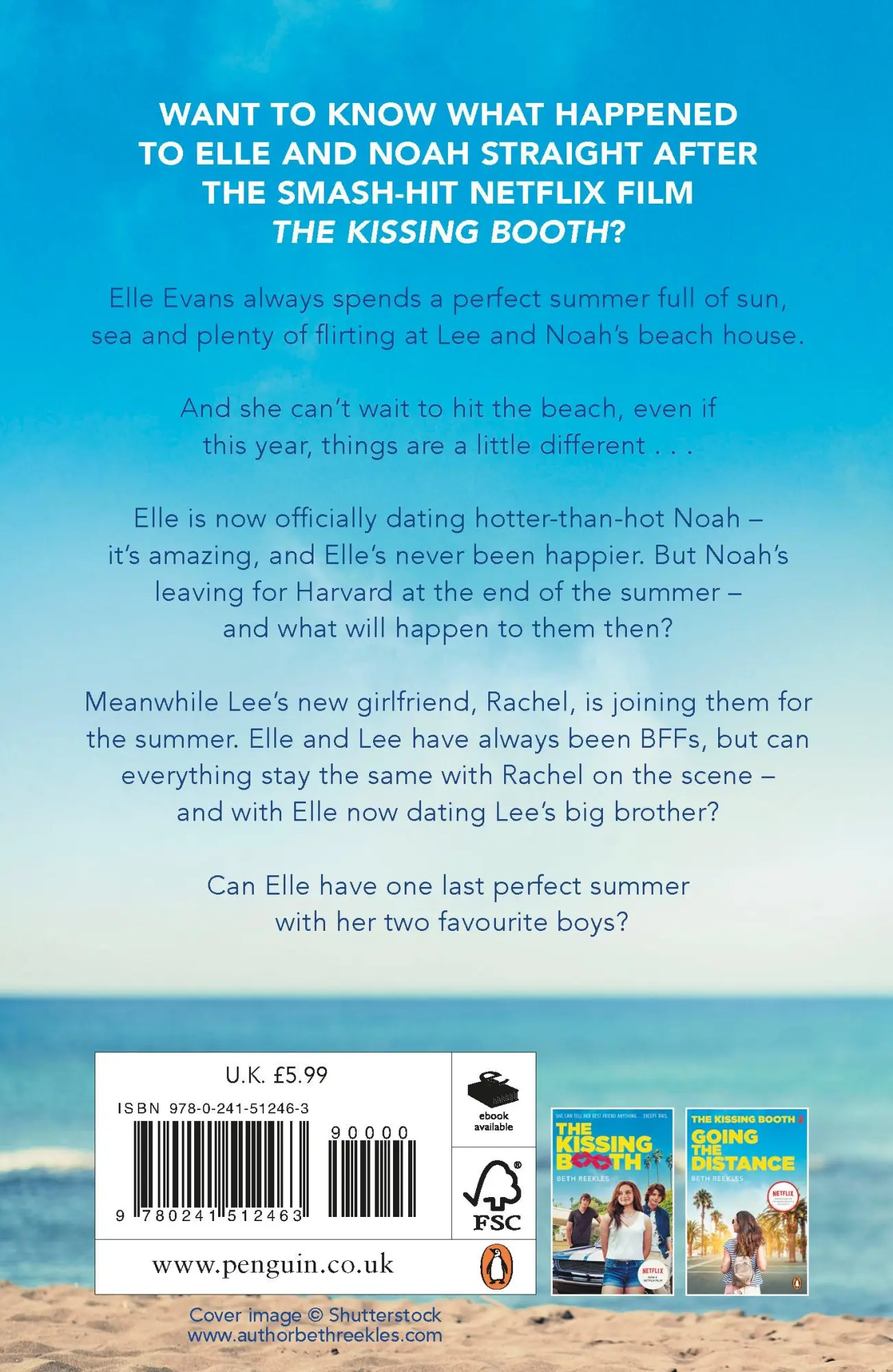 Rückseite: 9780241512463 | The Beach House | A Kissing Booth Story | Beth Reekles | Taschenbuch
