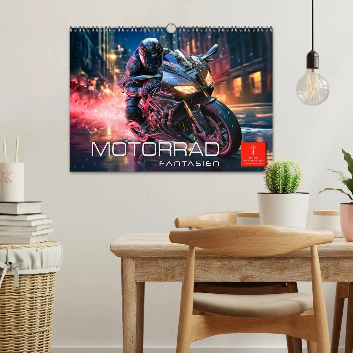 Bild: 9783457512463 | Motorrad Fantasien (Wandkalender 2026 DIN A3 quer), CALVENDO...