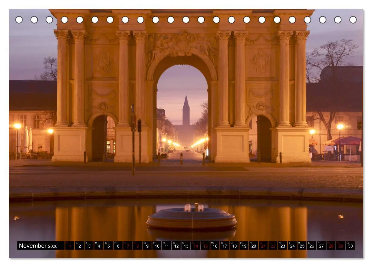 Bild: 9783457682463 | Potsdam zwischen Nacht und blauer Stunde (Tischkalender 2026 DIN A5...