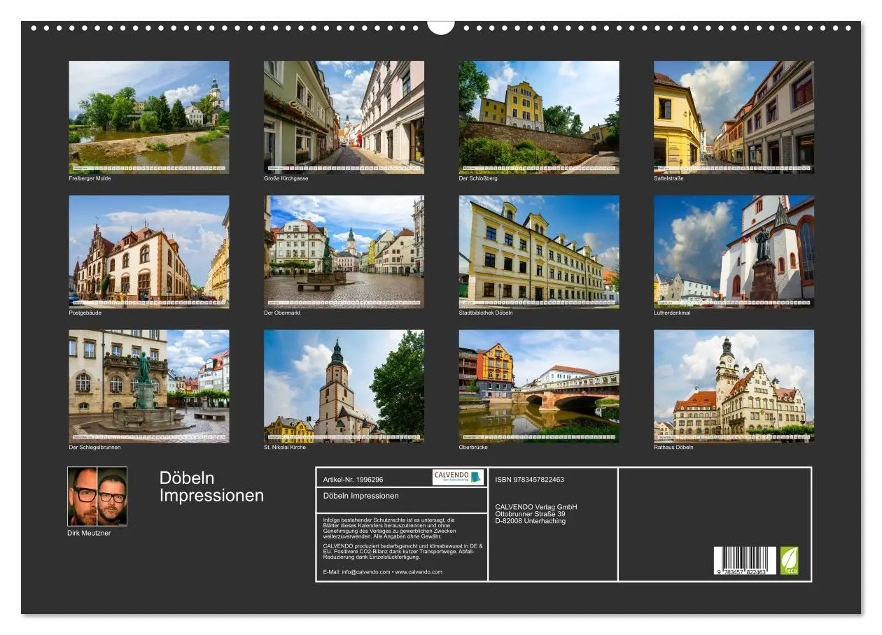 Bild: 9783457822463 | Döbeln Impressionen (Wandkalender 2026 DIN A2 quer), CALVENDO...