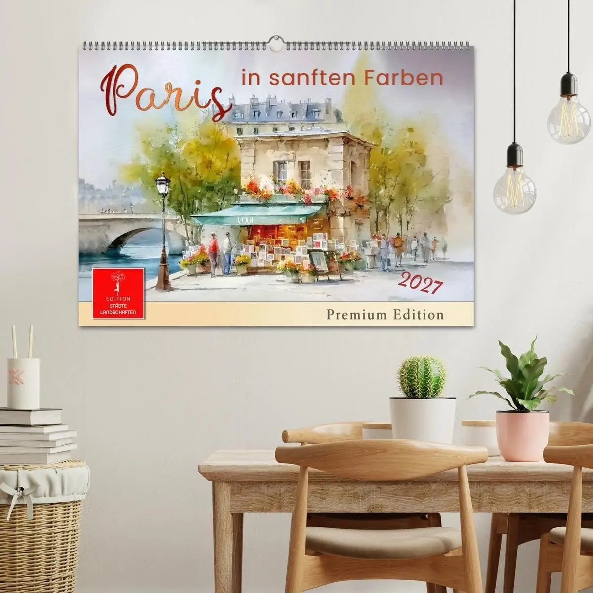 Bild: 9783516772463 | Paris in sanften Farben (Wandkalender 2027 DIN A2 quer), CALVENDO...