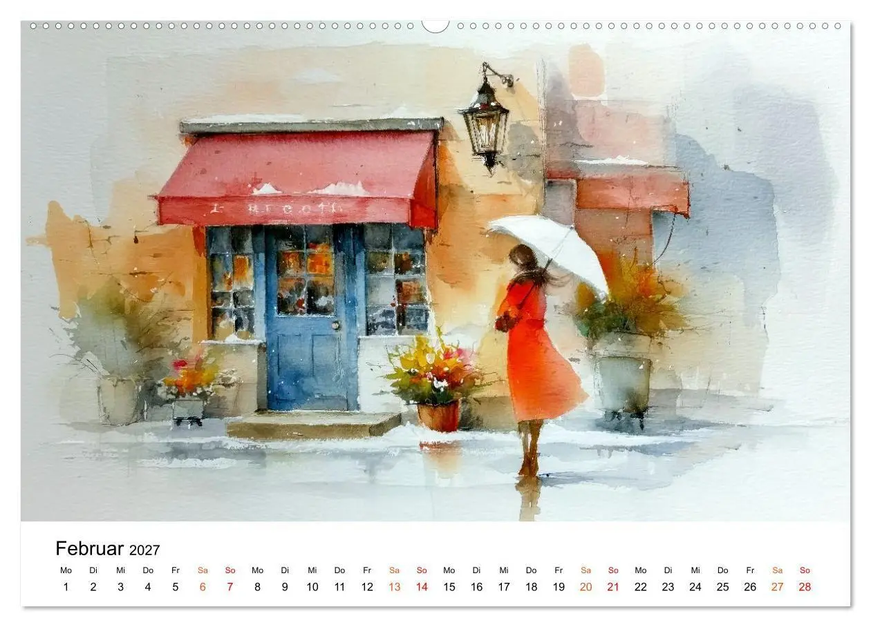 Bild: 9783516772463 | Paris in sanften Farben (Wandkalender 2027 DIN A2 quer), CALVENDO...