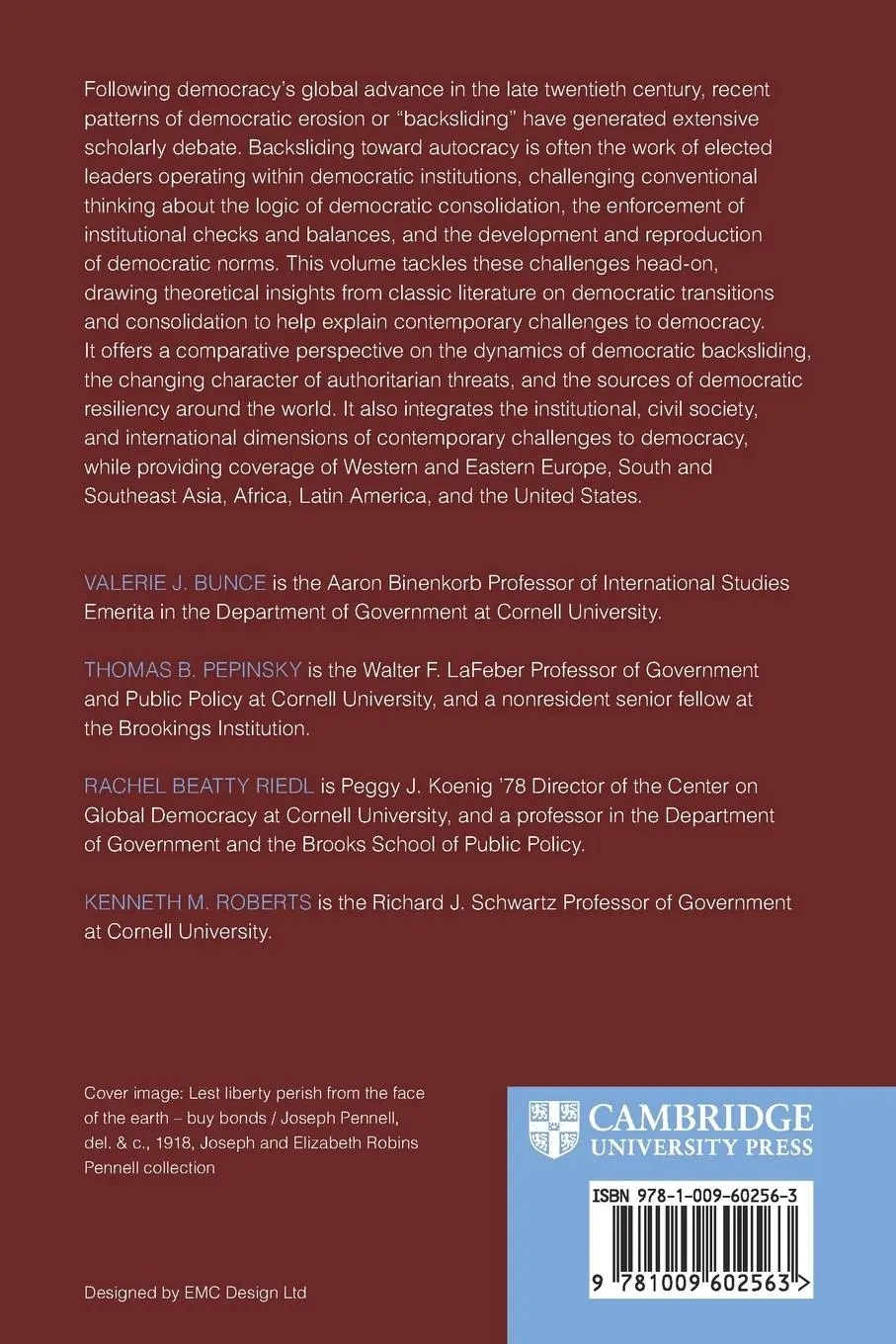 Rückseite: 9781009602563 | Global Challenges to Democracy | Valerie J. Bunce (u. a.) | Buch