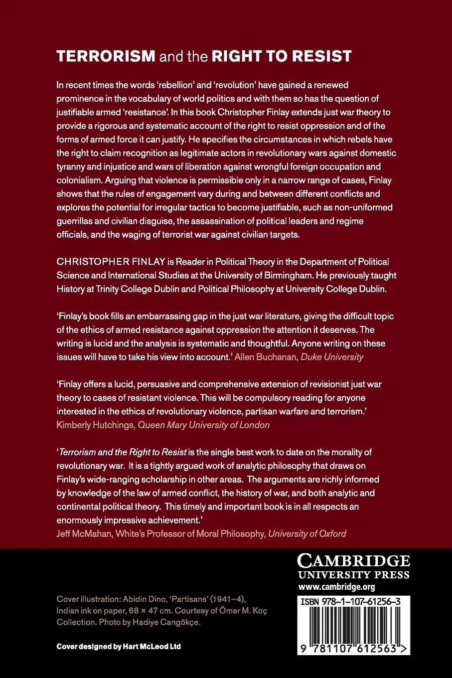 Rückseite: 9781107612563 | Terrorism and the Right to Resist | Christopher J. Finlay | Buch