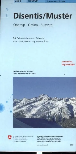 Cover: 9783302202563 | 256S Disentis/Mustér Schneesportkarte | Oberalp - Greina - Sumvitg