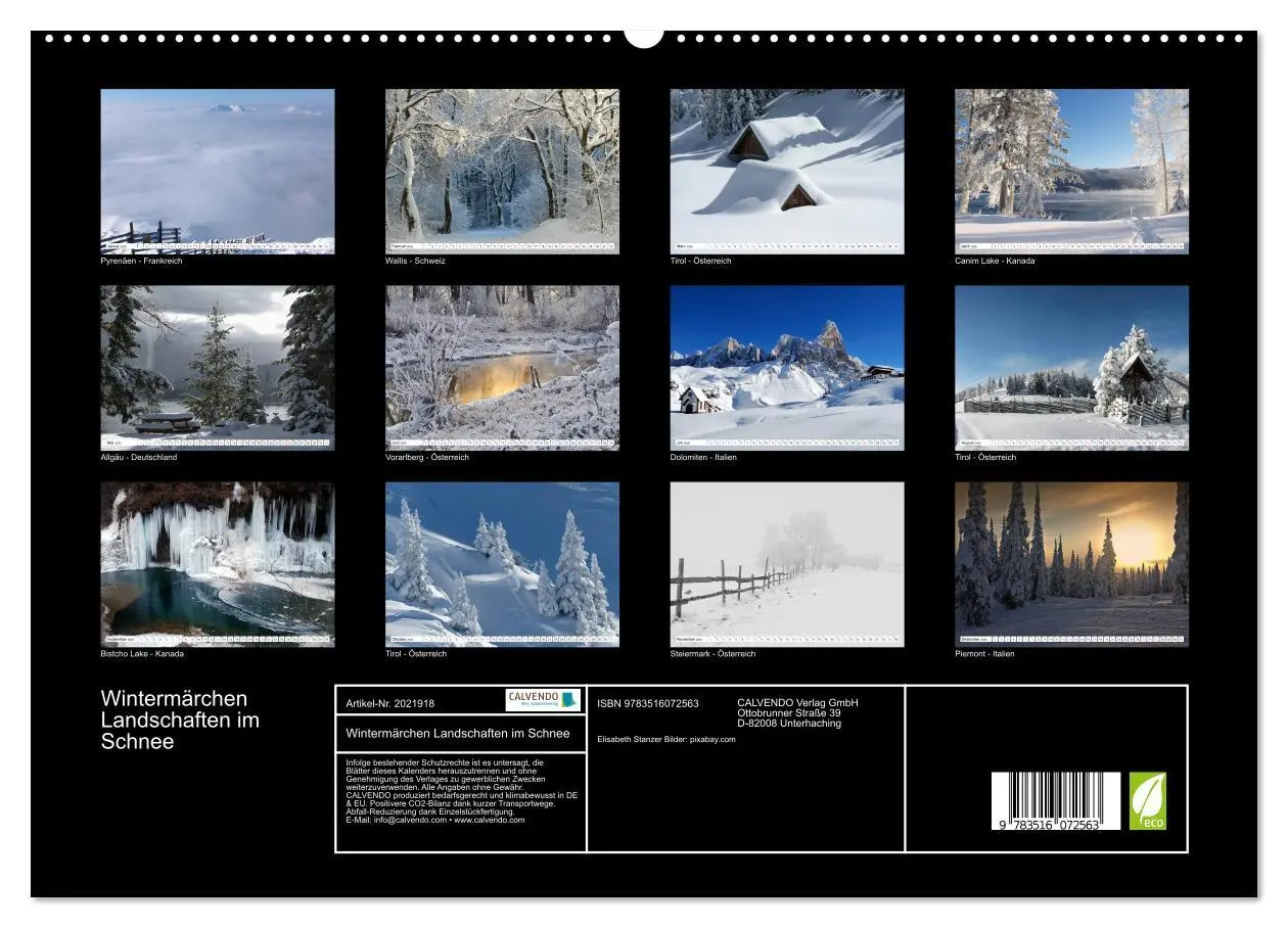 Bild: 9783516072563 | Wintermärchen Landschaften im Schnee (hochwertiger Premium...