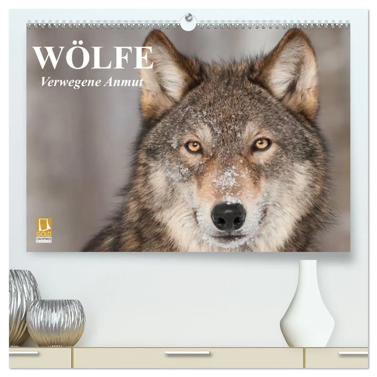 Cover: 9783516142563 | Wölfe. Verwegene Anmut (hochwertiger Premium Wandkalender 2026 DIN...