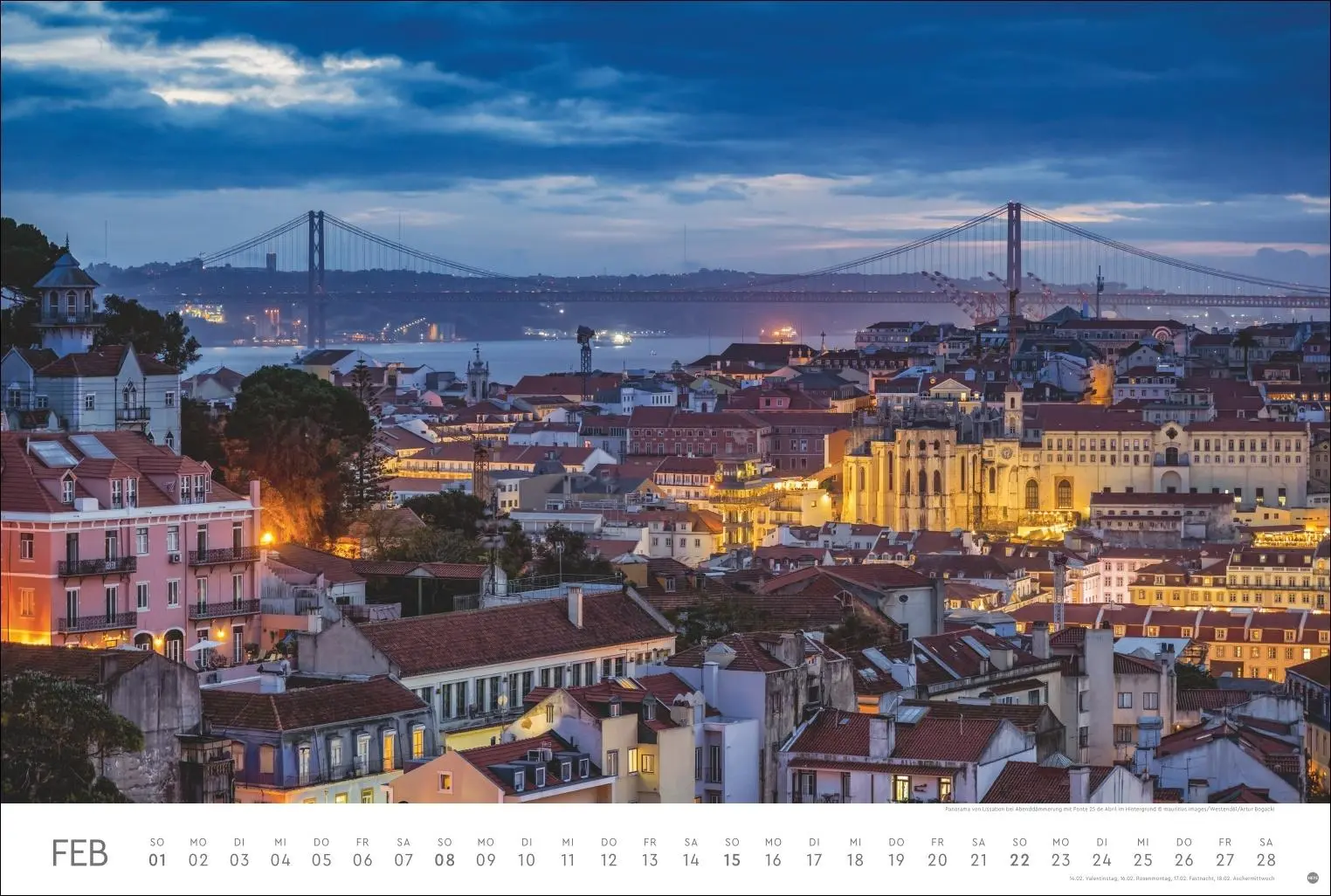 Bild: 9783756412563 | Lissabon Edition 2026 | Kalender | Spiralbindung | 15 S. | Deutsch