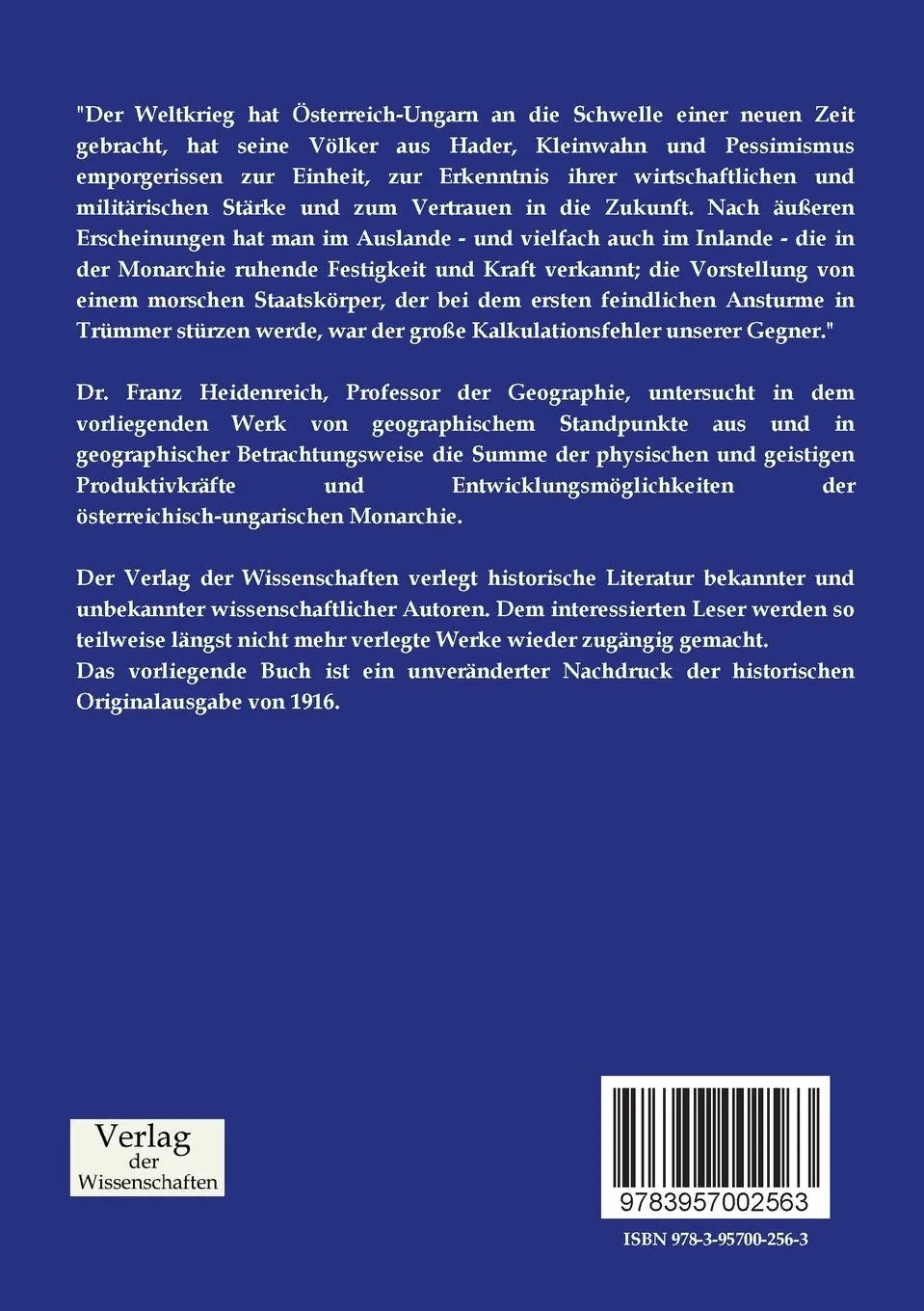 Rückseite: 9783957002563 | Die weltpolitische und weltwirtschaftliche Zukunft von...