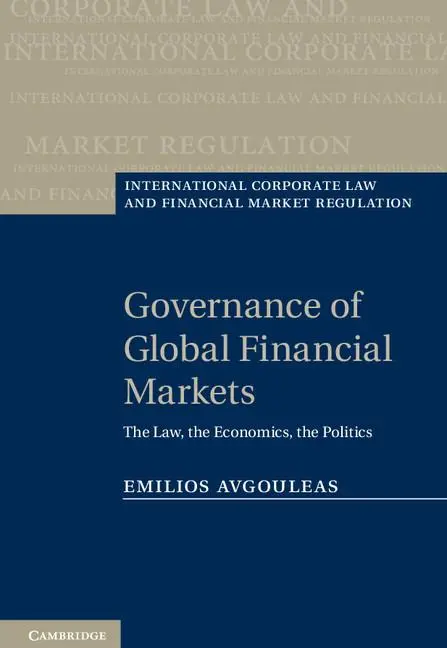 Cover: 9780521762663 | Governance of Global Financial Markets | Emilios Avgouleas | Buch