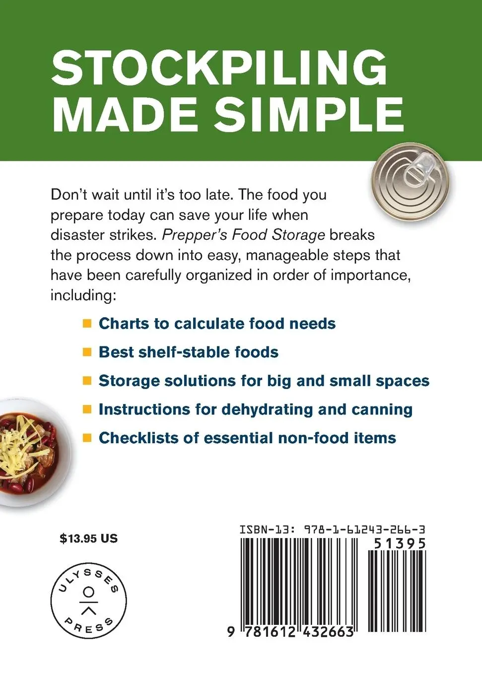 Rückseite: 9781612432663 | Prepper's Food Storage | Julie Languille | Taschenbuch | Englisch