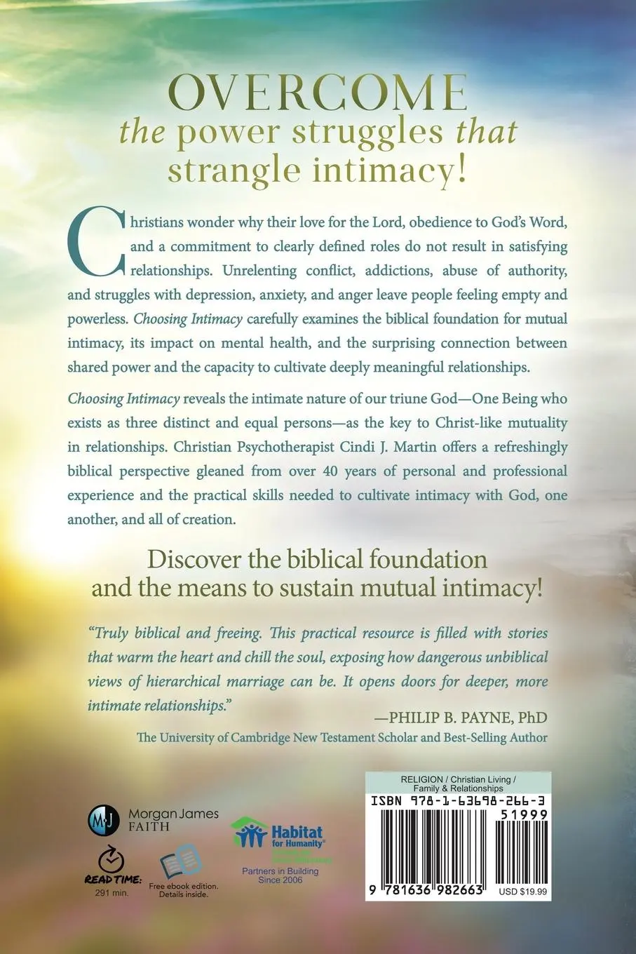 Rückseite: 9781636982663 | Choosing Intimacy | LCSW Cindi J. Martin | Taschenbuch | Englisch