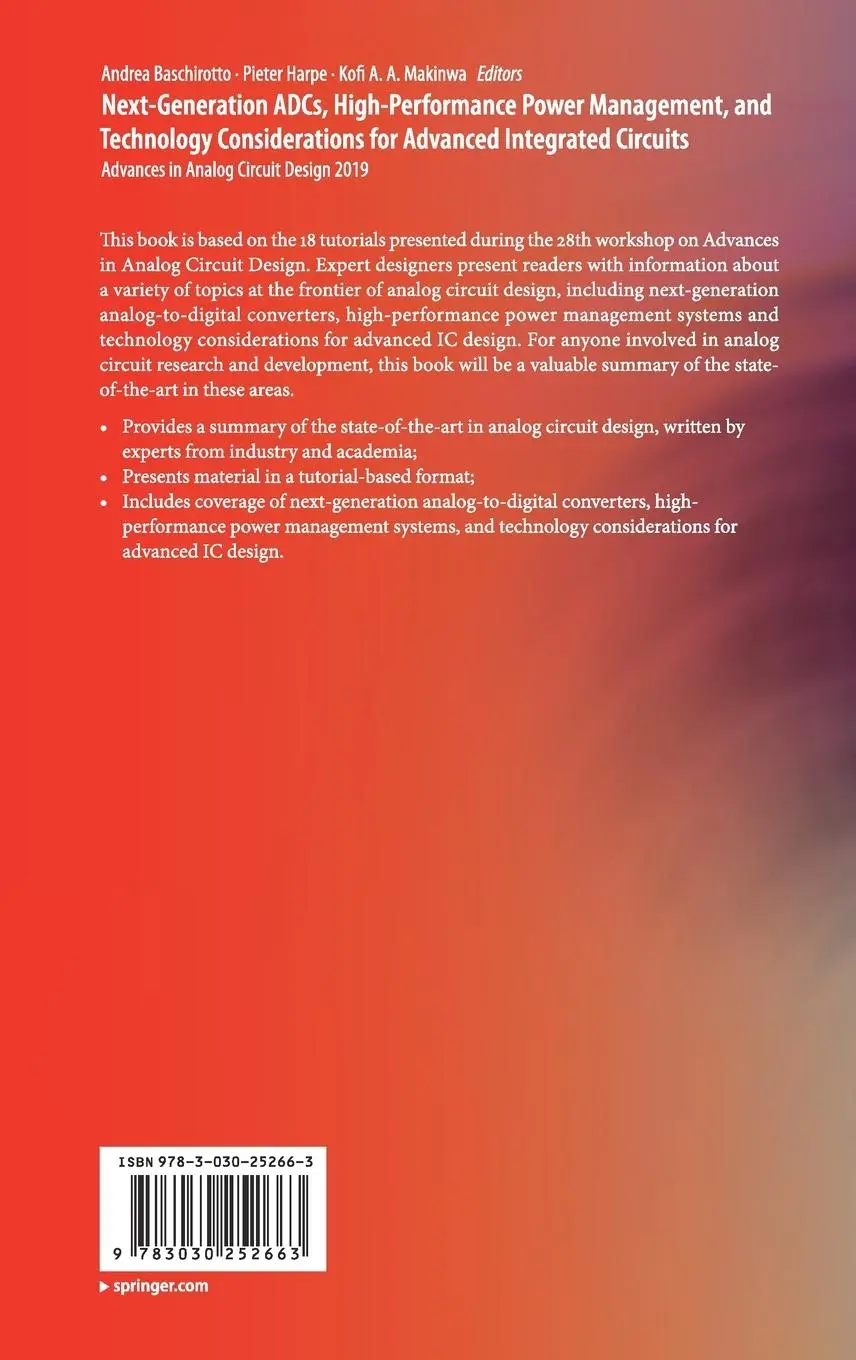 Rückseite: 9783030252663 | Next-Generation ADCs, High-Performance Power Management, and...