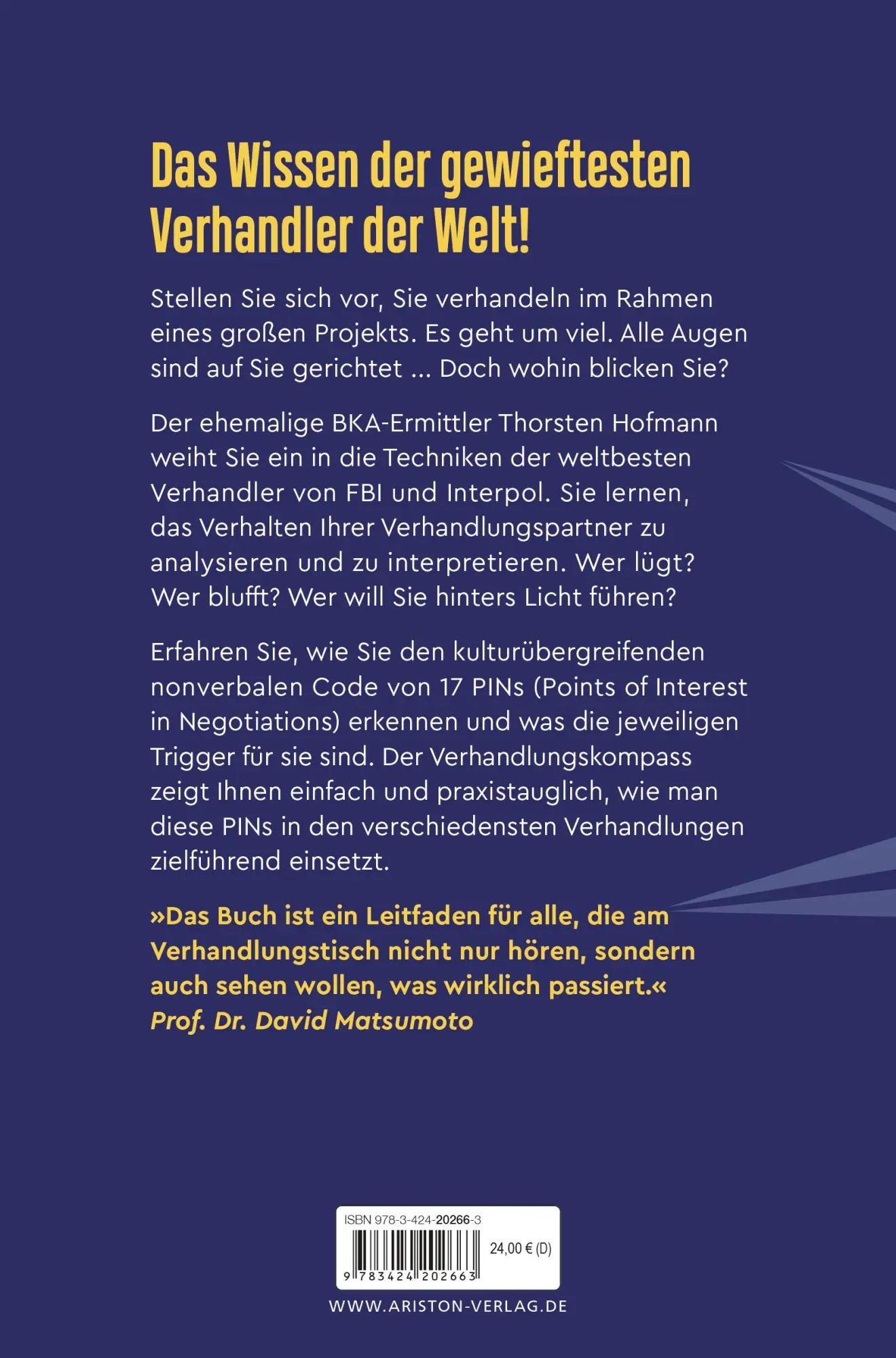 Bild: 9783424202663 | Der Verhandlungskompass | Thorsten Hofmann | Taschenbuch | 384 S.