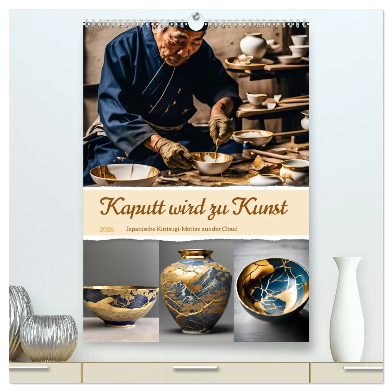 Cover: 9783457282663 | Kaputt wird zu Kunst (hochwertiger Premium Wandkalender 2026 DIN A2...