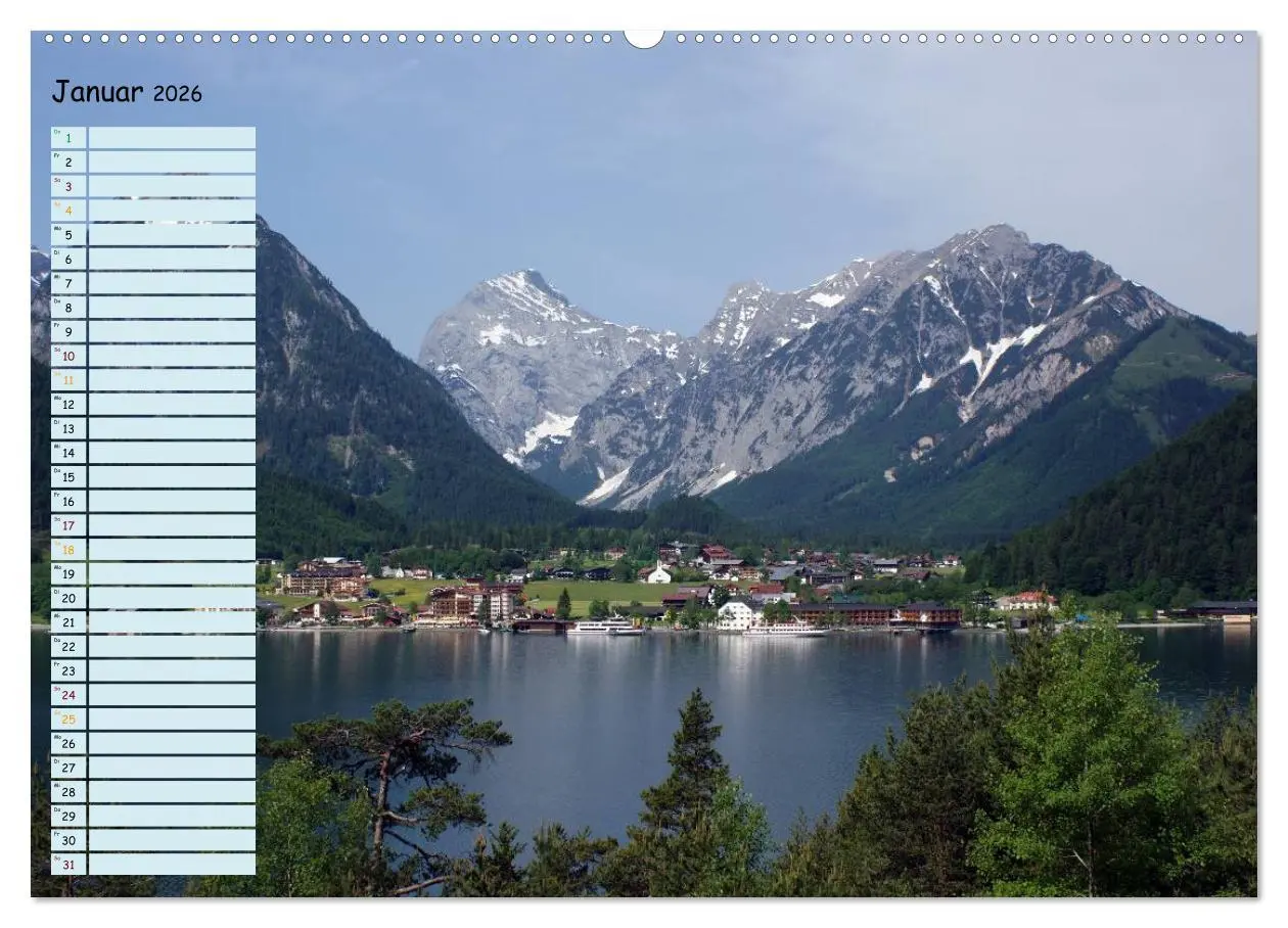 Bild: 9783457592663 | Auszeit am Achensee Tirol (Wandkalender 2026 DIN A2 quer), CALVENDO...