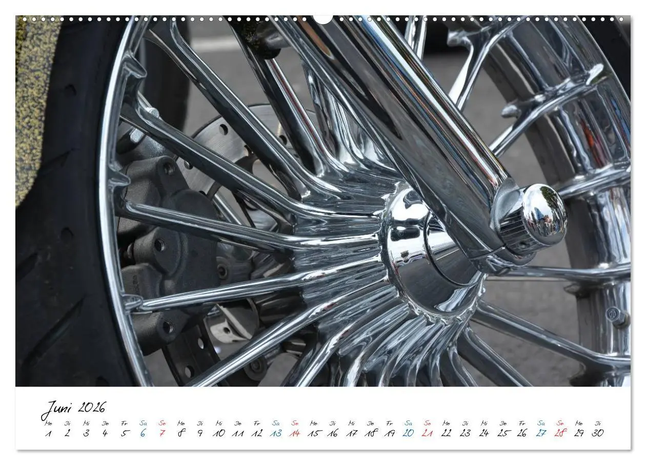 Bild: 9783457972663 | Harley Davidson - Details einer Legende (Wandkalender 2026 DIN A2...