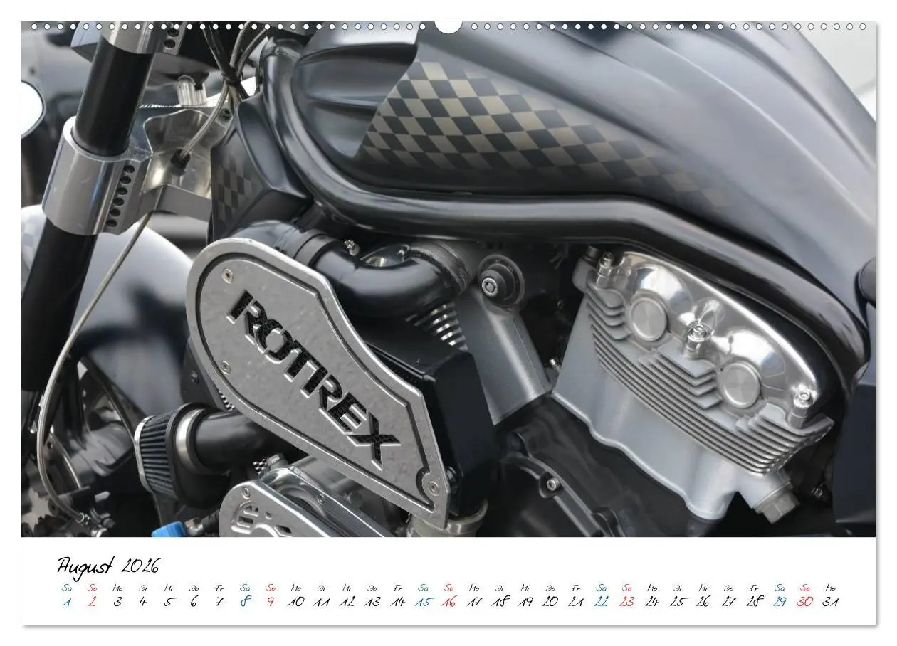 Bild: 9783457972663 | Harley Davidson - Details einer Legende (Wandkalender 2026 DIN A2...