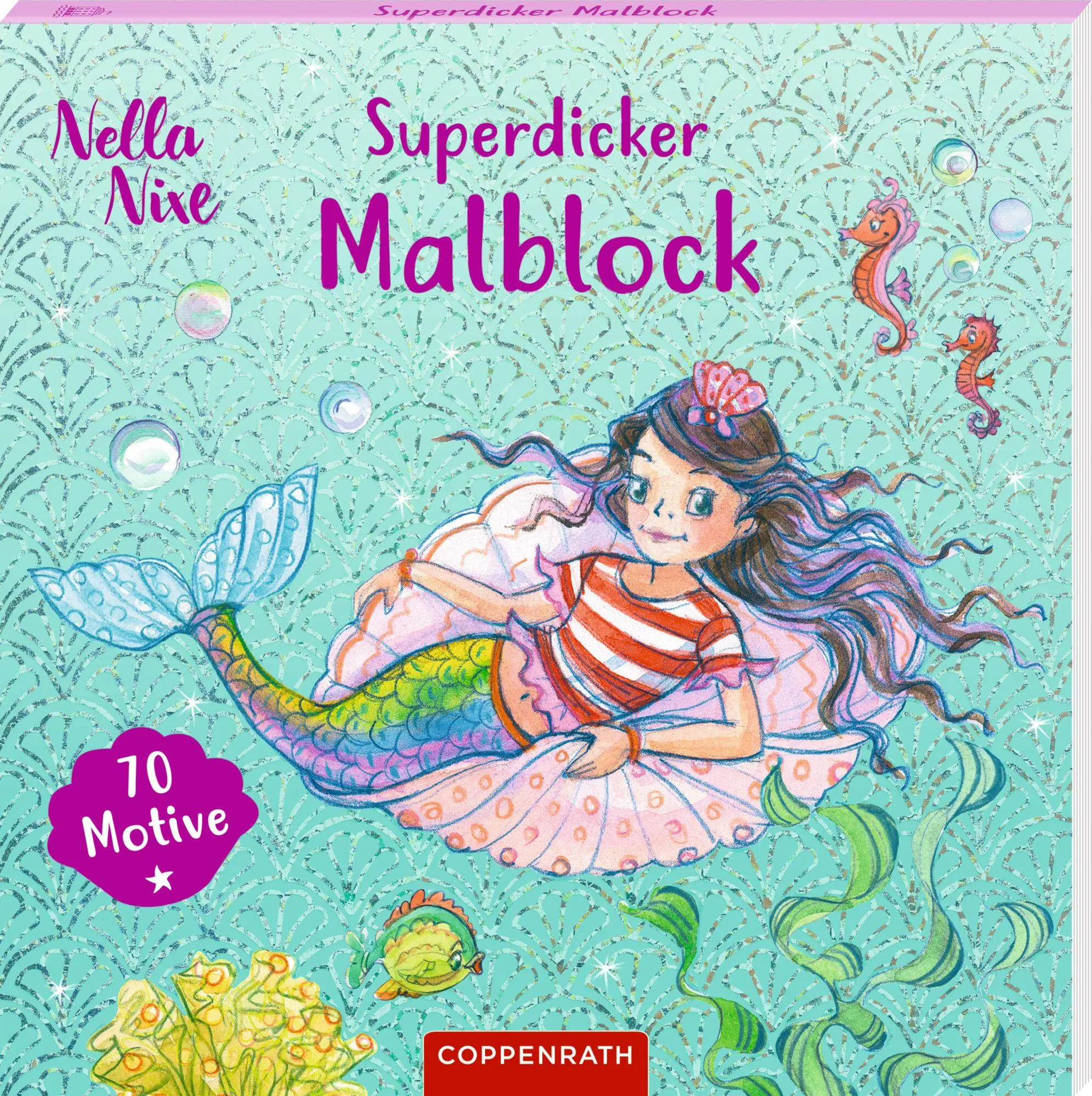 Cover: 9783649652663 | Superdicker Malblock (Nella Nixe) | 70 Motive | Monika Finsterbusch
