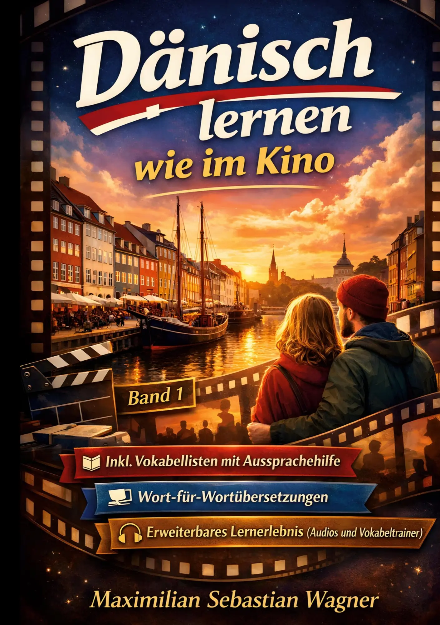 Cover: 9783695712663 | Dänisch lernen wie im Kino ... mit Filmszenen! | Wagner | Taschenbuch