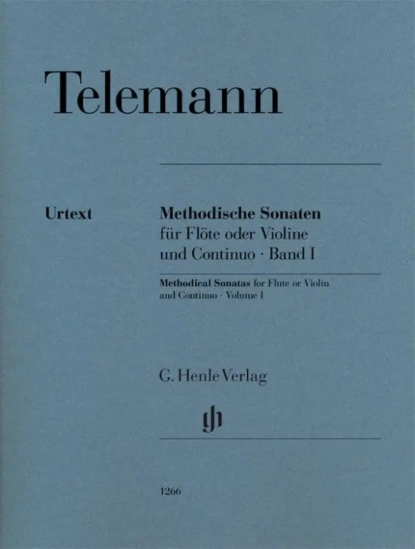 Cover: 9790201812663 | Methodische Sonaten für Flöte oder Violine und Bc Bd. I | Telemann