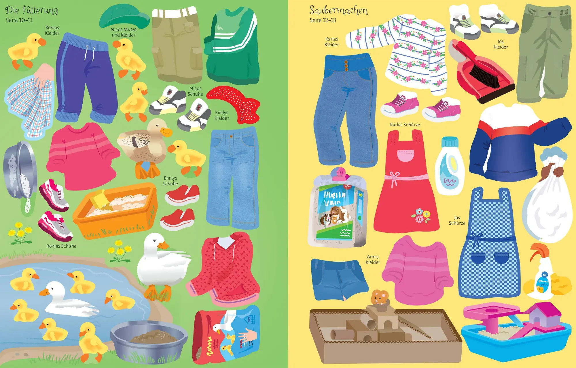 Bild: 9781035702763 | Mein Anziehpuppen-Stickerbuch: Haustiere | Taschenbuch | 44 S. | 2024