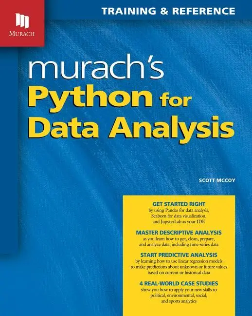 Cover: 9781943872763 | Murach's Python for Data Analysis | Scott Mccoy | Taschenbuch | 2021