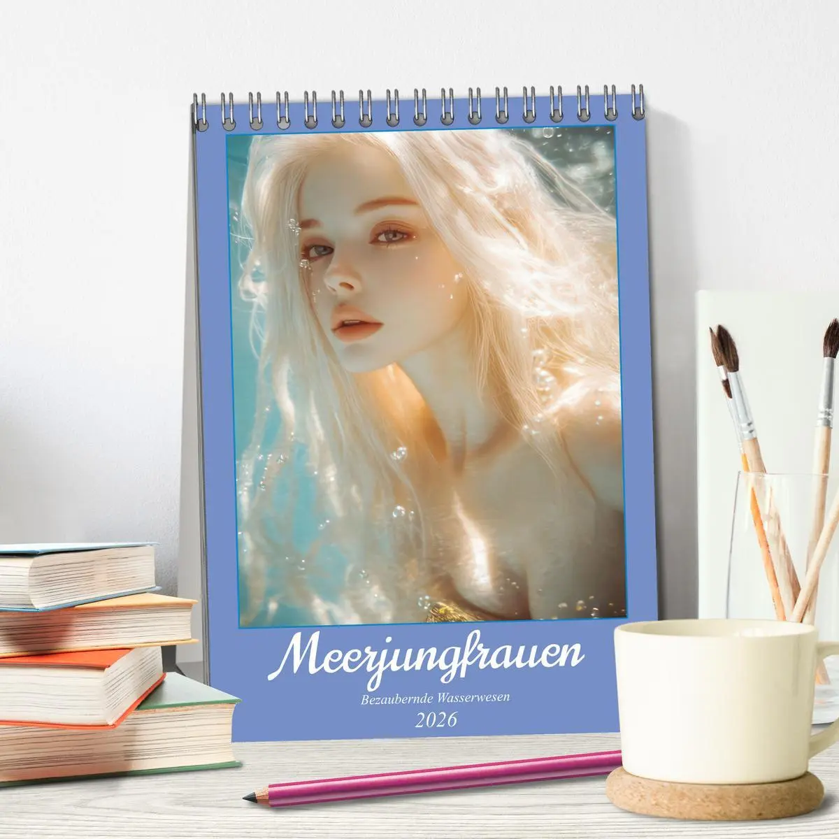 Bild: 9783457272763 | Meerjungfrauen - Bezaubernde Wasserwesen (Tischkalender 2026 DIN A5...