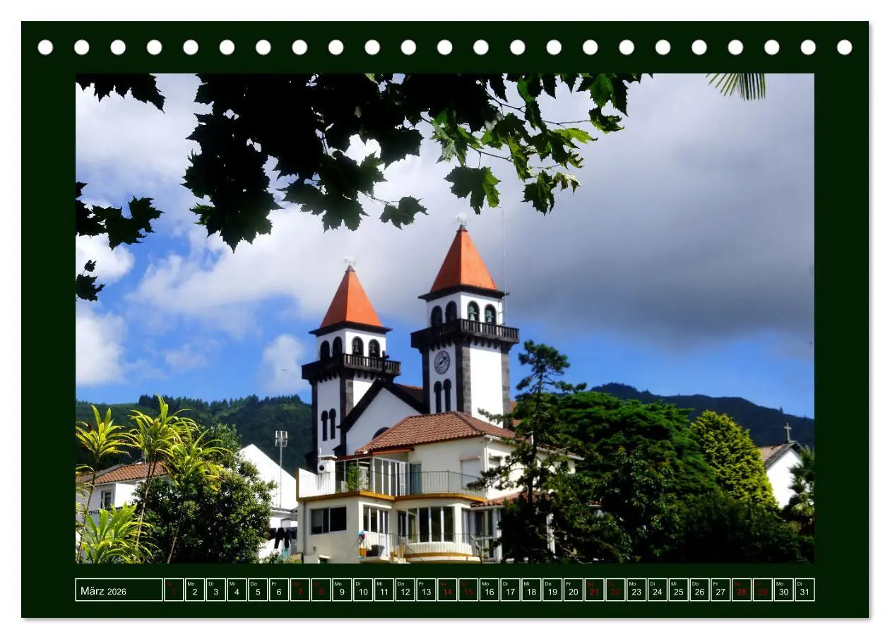 Bild: 9783457412763 | Sao Miguel - Perle der Azoren (Tischkalender 2026 DIN A5 quer),...