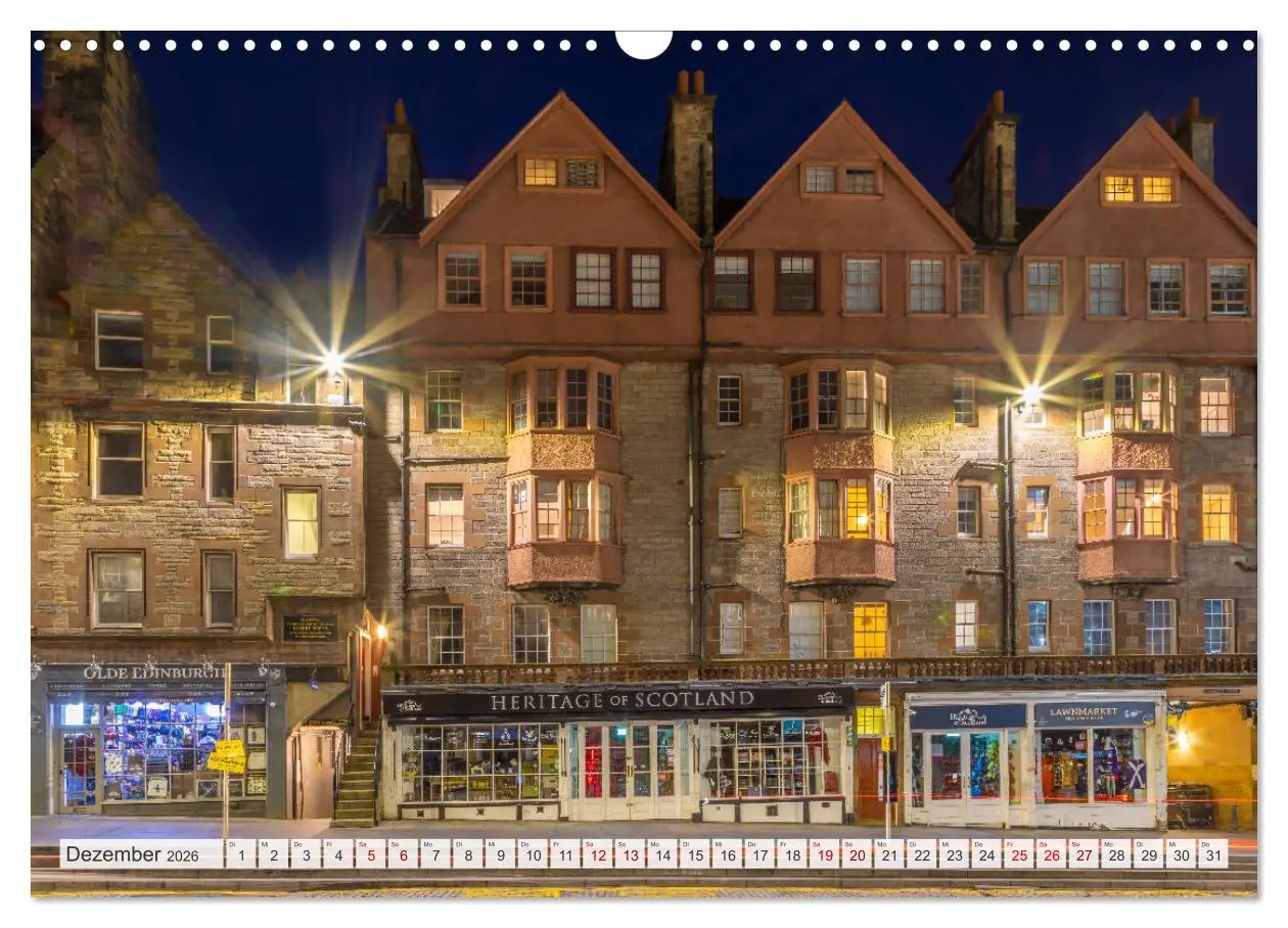 Bild: 9783457582763 | EDINBURGH Impressionen bei Tag und Nacht (Wandkalender 2026 DIN A3...