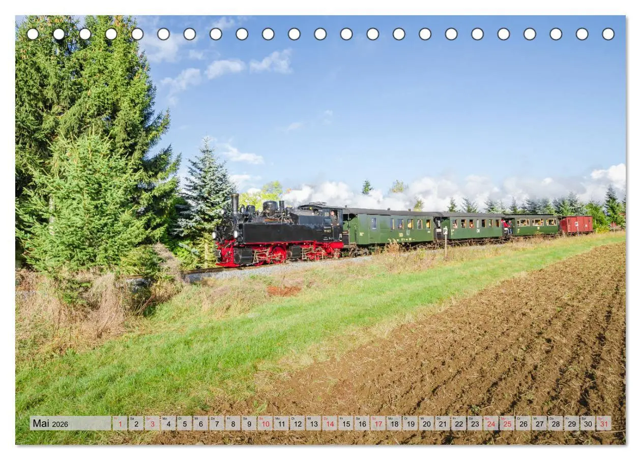 Bild: 9783457722763 | Volldampf durch den Harz (Tischkalender 2026 DIN A5 quer), CALVENDO...