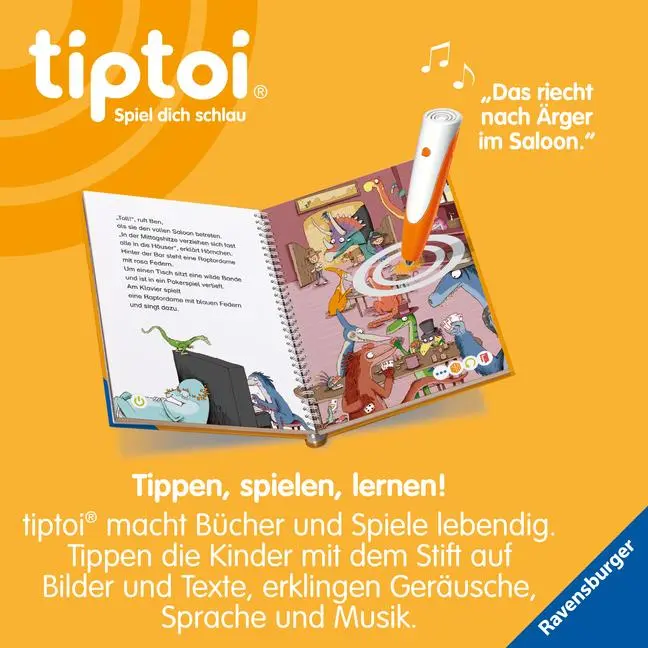 Bild: 9783473492763 | tiptoi® Lese-Lausch-Abenteuer - Dino-Stadt | Annette Neubauer | Buch