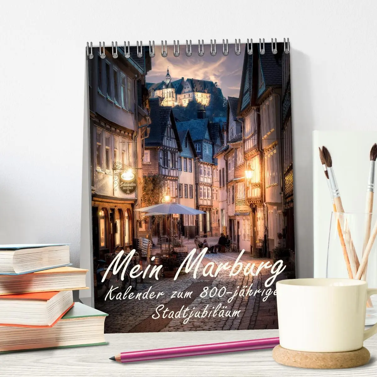 Bild: 9783516362763 | Mein Marburg (Tischkalender 2026 DIN A5 hoch), CALVENDO Monatskalender