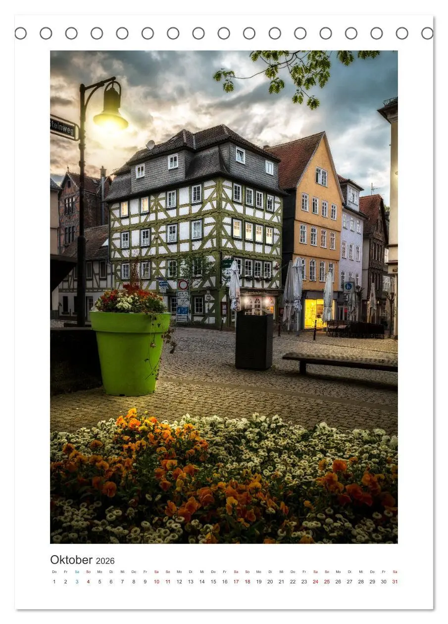 Bild: 9783516362763 | Mein Marburg (Tischkalender 2026 DIN A5 hoch), CALVENDO Monatskalender