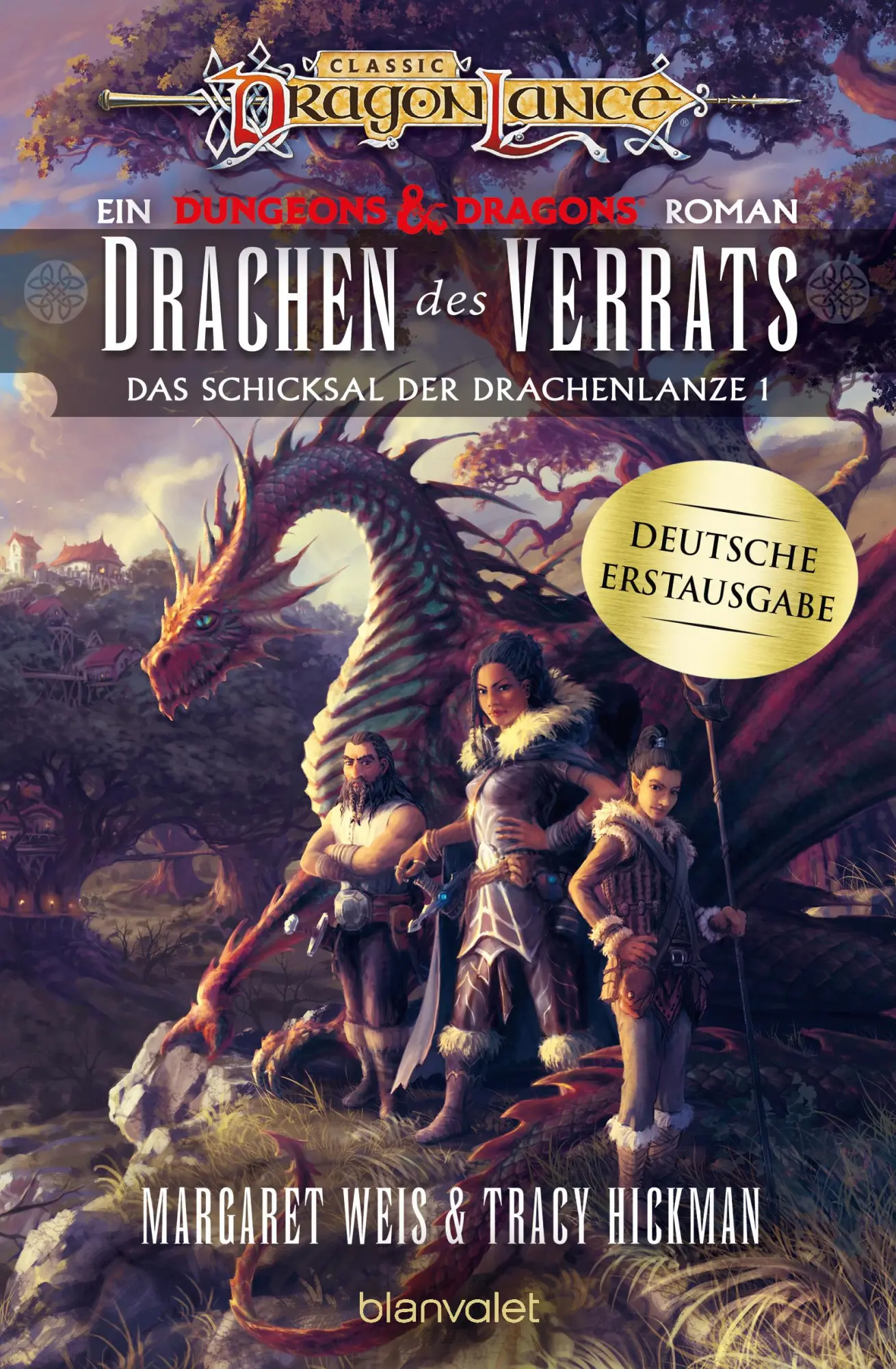 Cover: 9783734162763 | Drachen des Verrats | Das Schicksal der Drachenlanze 1 | Weis (u. a.)