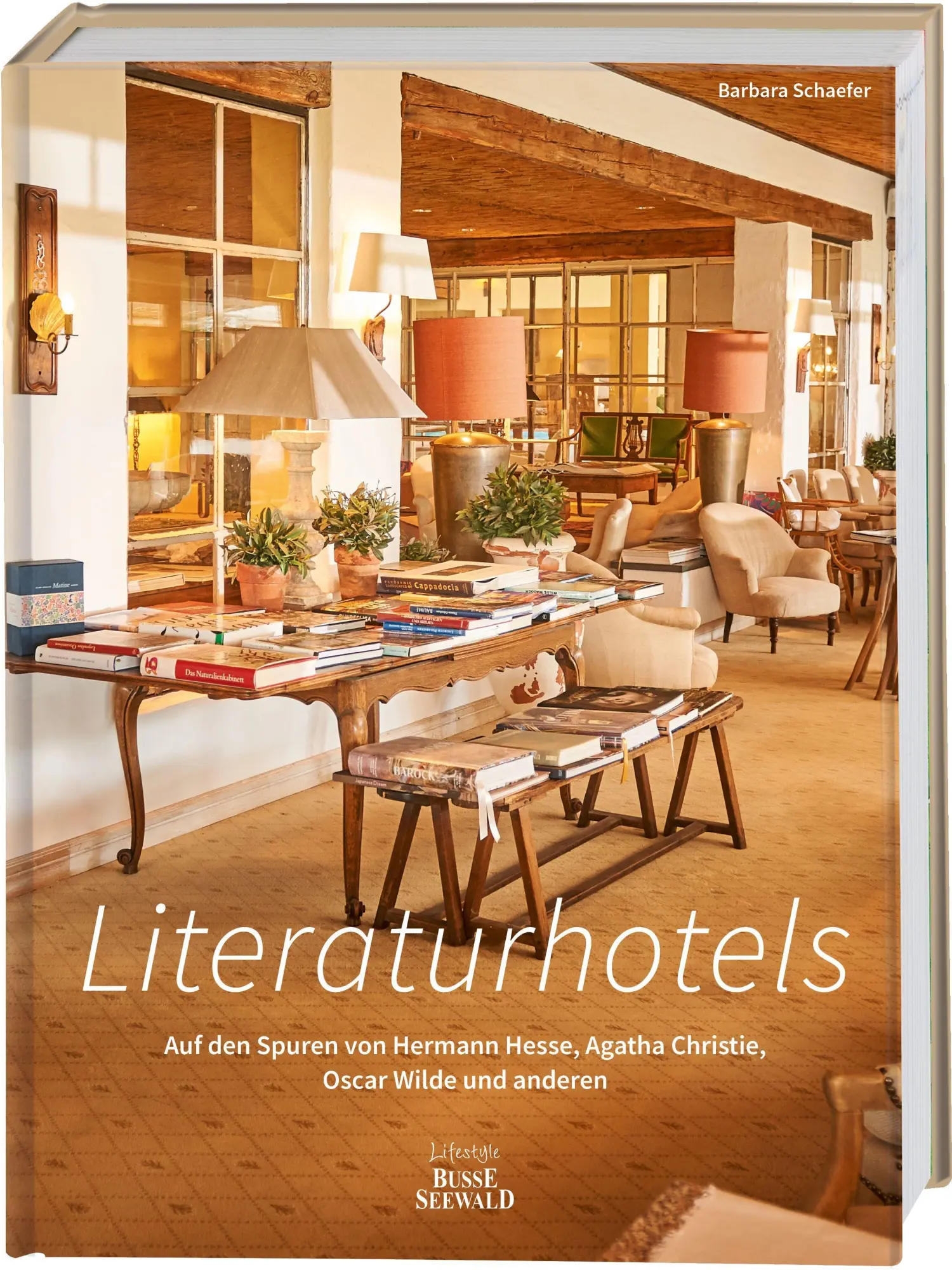 Cover: 9783772472763 | Literaturhotels. Auf den Spuren von Hermann Hesse, Agatha Christie,...