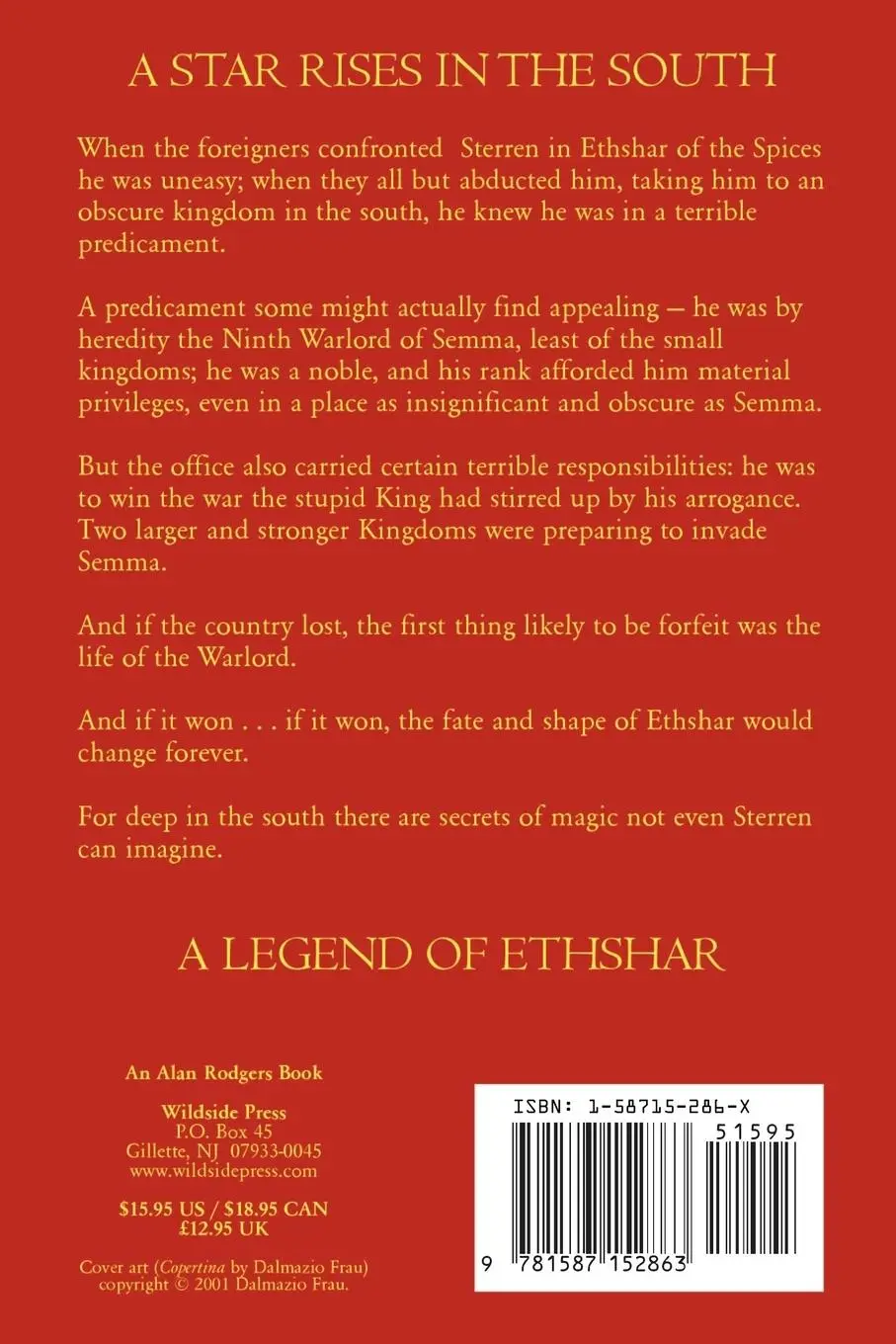 Rückseite: 9781587152863 | The Unwilling Warlord | A Legend of Ethshar | Lawrence Watt-Evans