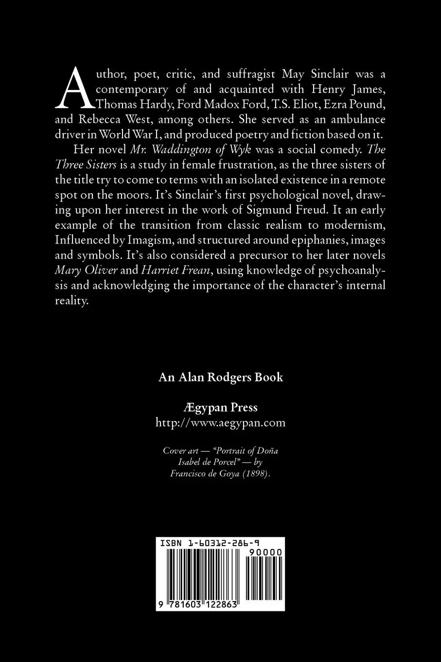 Rückseite: 9781603122863 | The Three Sisters by May Sinclair, Fiction, Literary, Romance | Buch