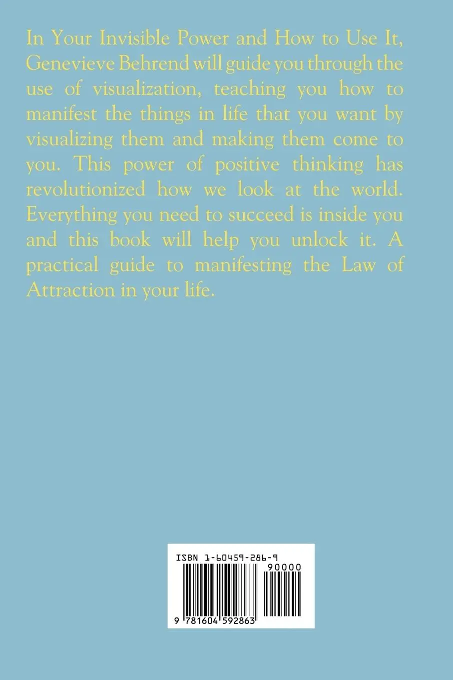Rückseite: 9781604592863 | Your Invisible Power | Genevieve Behrend | Taschenbuch | Englisch