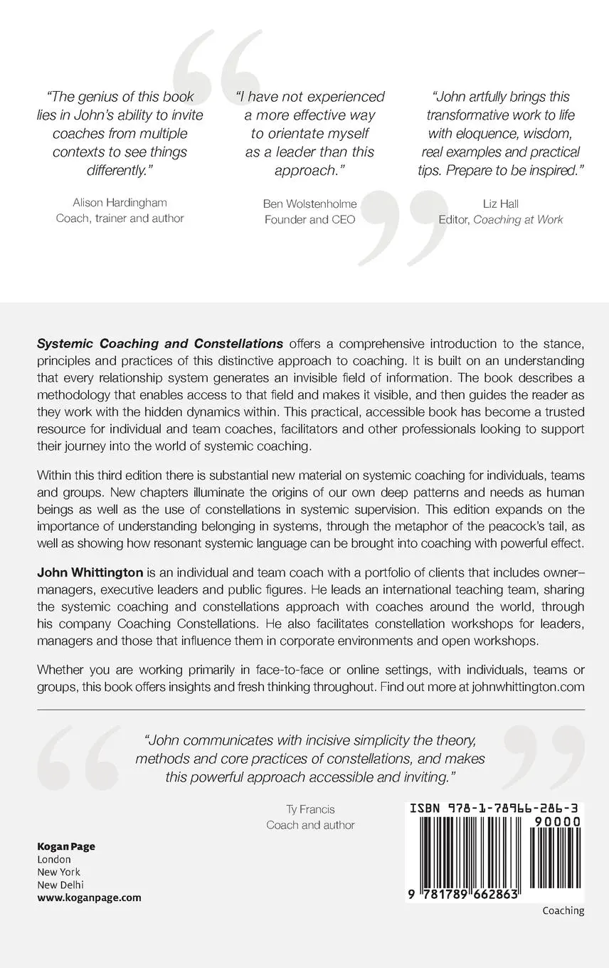 Rückseite: 9781789662863 | Systemic Coaching and Constellations | John Whittington | Buch | 2020